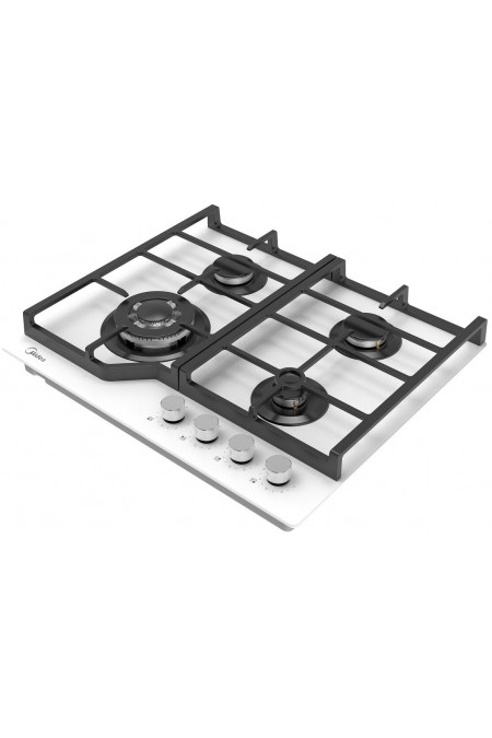 Газовая варочная панель Midea MG693TGW (белый) 2