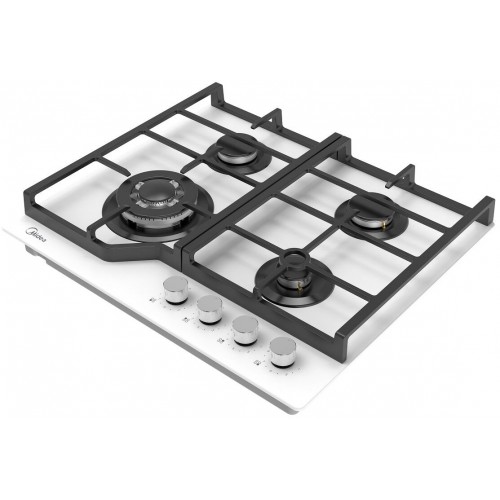 Газовая варочная панель Midea MG693TGW (белый) 3
