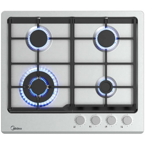 Газовая варочная панель Midea MG693TX (нержавеющая сталь) 2