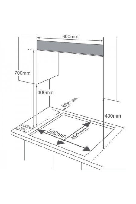Газовая варочная панель Midea MG697TGW (белый) 1