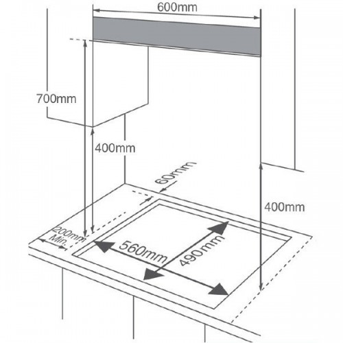 Газовая варочная панель Midea MG697TGW (белый) 1