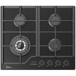 Газовая варочная панель Midea MG697TTGB (черный)
