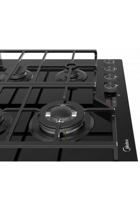 Газовая варочная панель Midea MG697TTGB (черный) 4