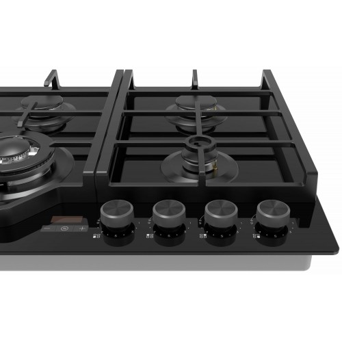 Газовая варочная панель Midea MG697TTGB (черный) 5