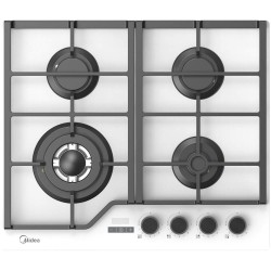 Газовая варочная панель Midea MG697TTGW (белый)
