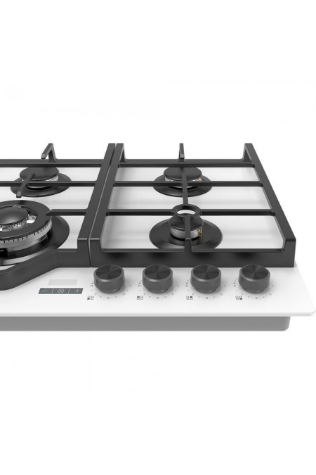 Газовая варочная панель Midea MG697TTGW (белый) 4