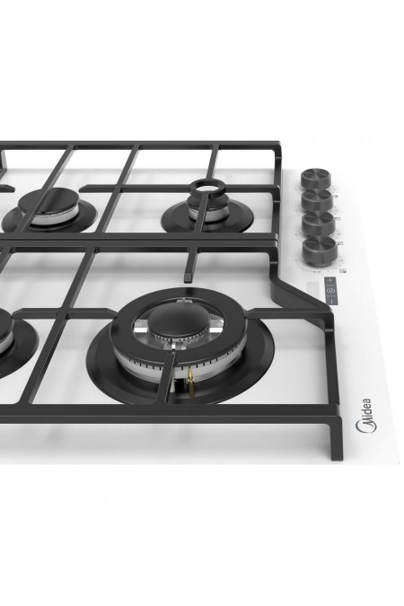Газовая варочная панель Midea MG697TTGW (белый) 5