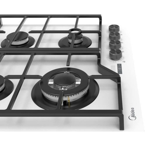 Газовая варочная панель Midea MG697TTGW (белый) 5