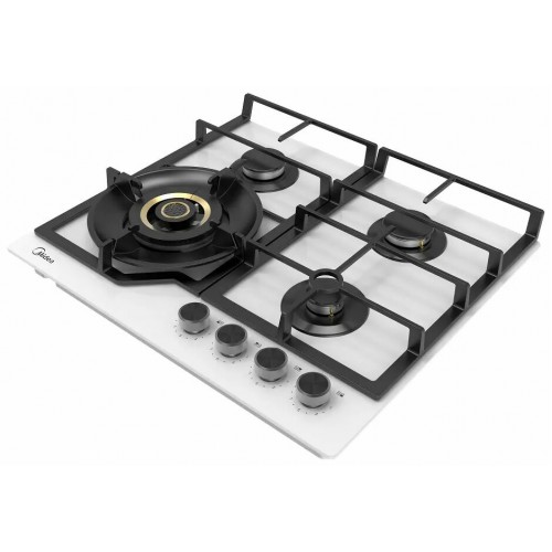 Газовая варочная панель Midea MG697VGW (белый) 2
