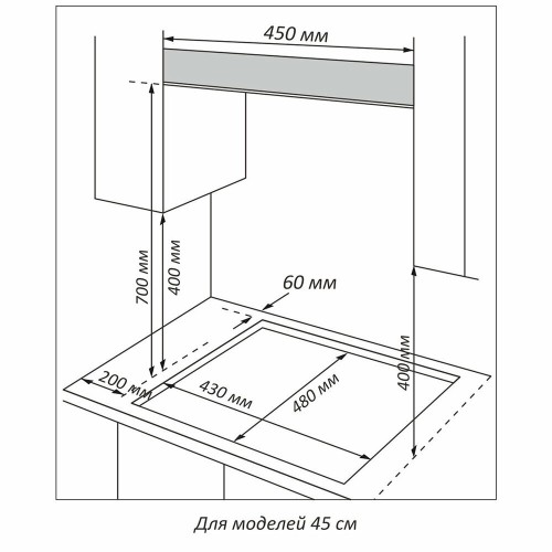 Газовая варочная панель NordFrost HM 4532 B (черный) 3