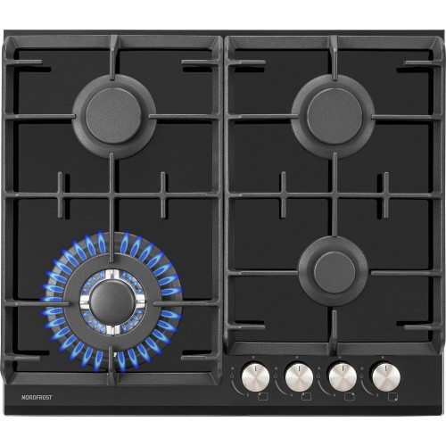 Газовая варочная панель NordFrost HM 6042 B (черный) 1