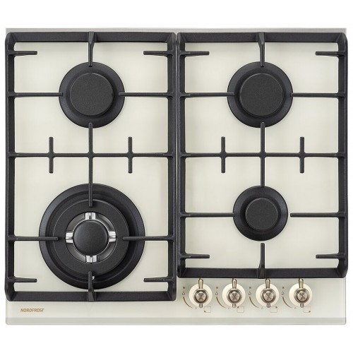 Газовая варочная панель NordFrost HM 6042 RY (бежевый) 