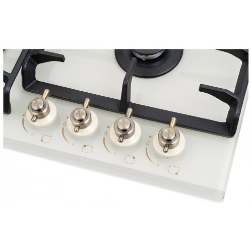 Газовая варочная панель NordFrost HM 6042 RY (бежевый) 2