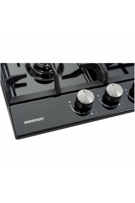 Газовая варочная панель NordFrost HS 4532 B (черный) 5