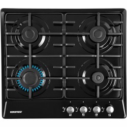 Газовая варочная панель NordFrost HS 6040 B (черный)