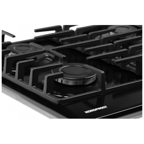 Газовая варочная панель NordFrost HS 6043 B (черный) 4