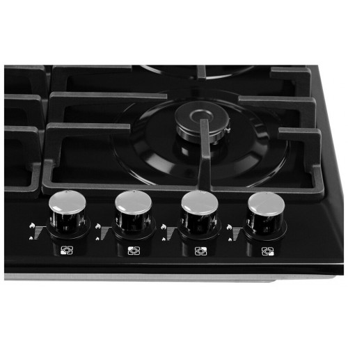 Газовая варочная панель NordFrost HS 6043 B (черный) 5