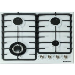 Газовая варочная панель RENOVA TG-MICWS2 (белый)