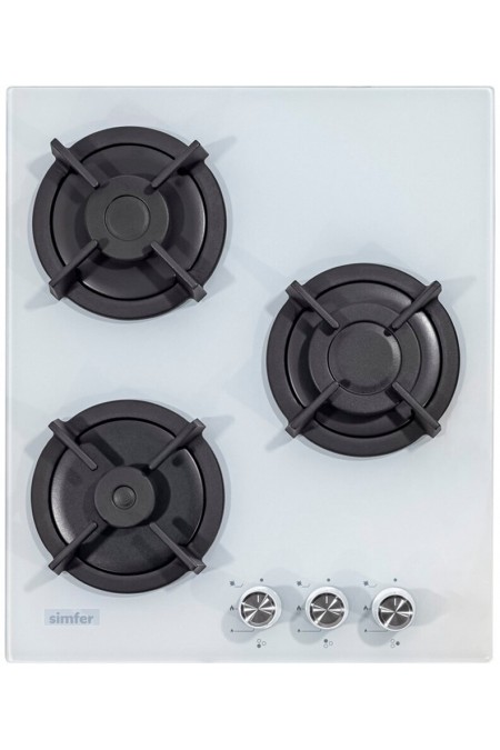 Газовая варочная панель Simfer H45N30W416 (белый) 