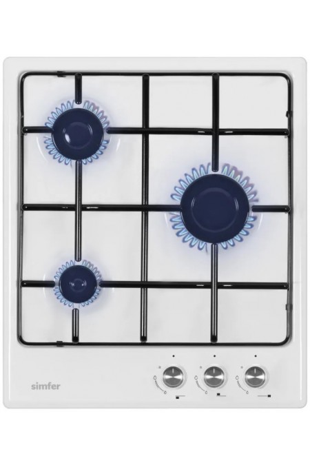 Газовая варочная панель Simfer H45V30W411 (белый) 