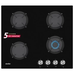 Газовая варочная панель Simfer H60N40B416 (черный)