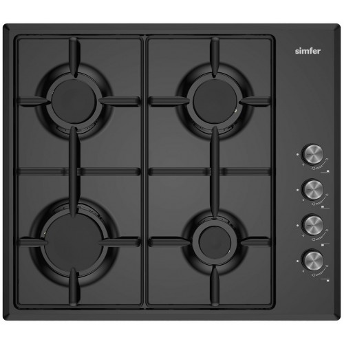 Газовая варочная панель Simfer H60Q40B025 (черный) 