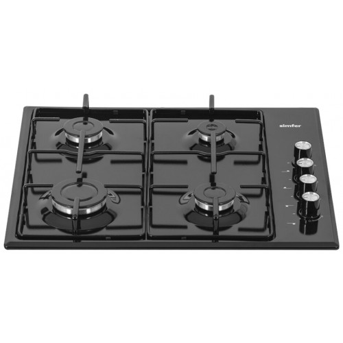 Газовая варочная панель Simfer H60Q40B411 (черный) 6