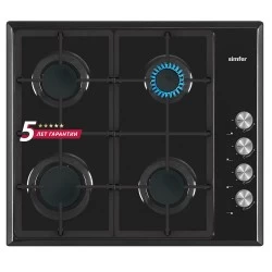 Газовая варочная панель Simfer H60Q40B416 (черный)