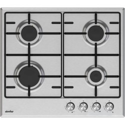 Газовая варочная панель Simfer H60V40M025 (нержавеющая сталь)