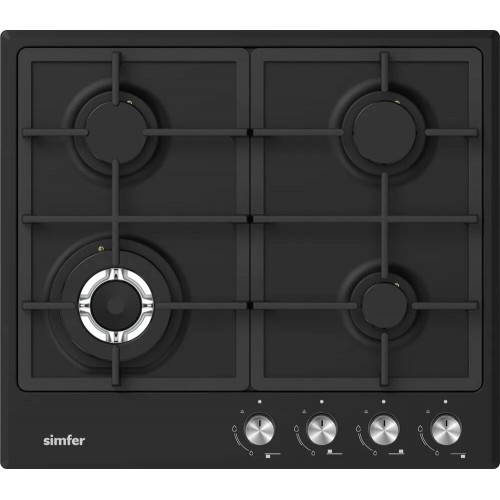 Газовая варочная панель Simfer H60V41B525 (черный) 