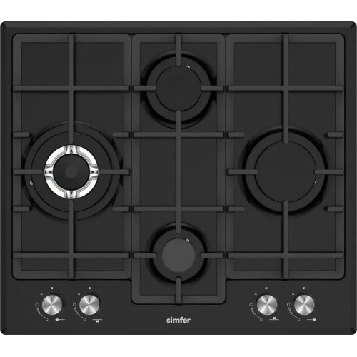 Газовая варочная панель Simfer H60V41B597 (черный) 2