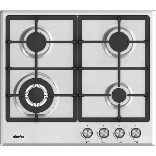 Газовая варочная панель Simfer H60V41M525 (нержавеющая сталь) 