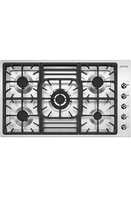 Газовая варочная панель Smeg PGF95-4 (нержавеющая сталь) 