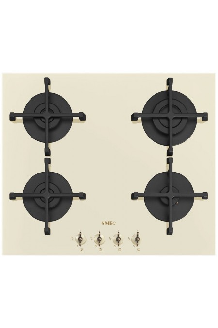 Газовая варочная панель Smeg PV864PO (кремовый) 