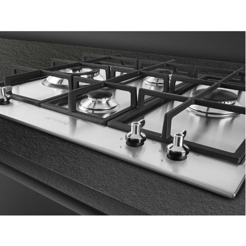 Газовая варочная панель Smeg PX364L (нержавеющая сталь) 1