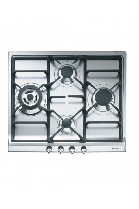 Газовая варочная панель Smeg SER60SGH3 (серебристый) 