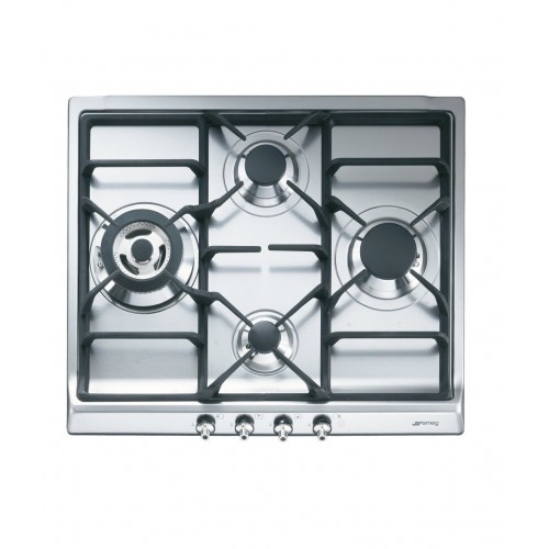 Газовая варочная панель Smeg SER60SGH3 (серебристый) 