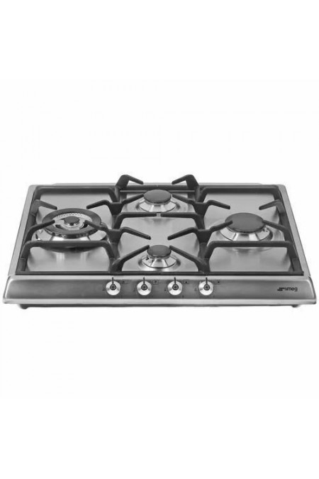 Газовая варочная панель Smeg SER60SGH3 (серебристый) 1