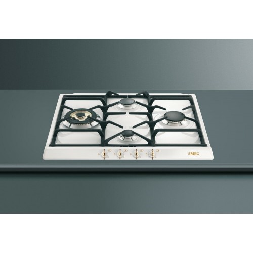 Газовая варочная панель Smeg SPR864BGH (белый) 4