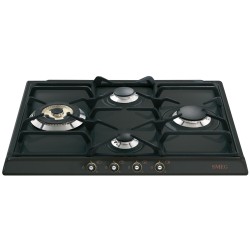 Газовая варочная панель Smeg SR764AO (черный)