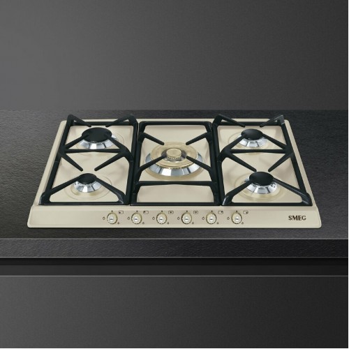 Газовая варочная панель Smeg SR775PO (бежевый) 3