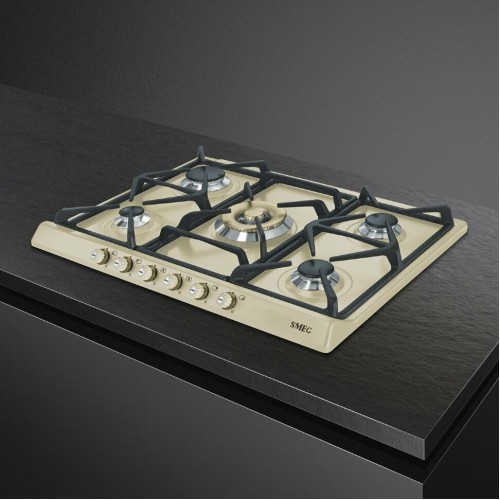 Газовая варочная панель Smeg SR775PO (бежевый) 4
