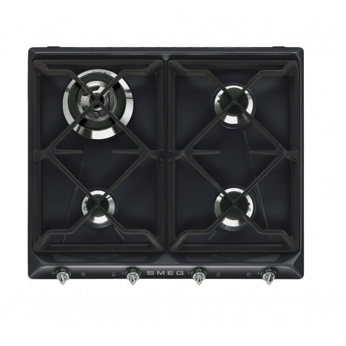 Газовая варочная панель Smeg SR964NGH (черный) 