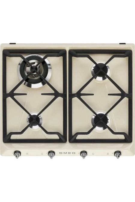 Газовая варочная панель Smeg SR964PGH (бежевый) 
