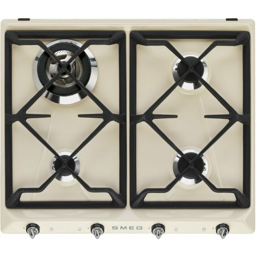 Газовая варочная панель Smeg SR964PGH (бежевый) 