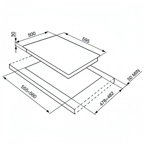 Газовая варочная панель Smeg SR964PGH (бежевый) 8