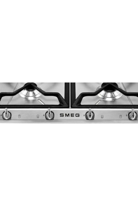 Газовая варочная панель Smeg SR964XGH (серебристый) 3