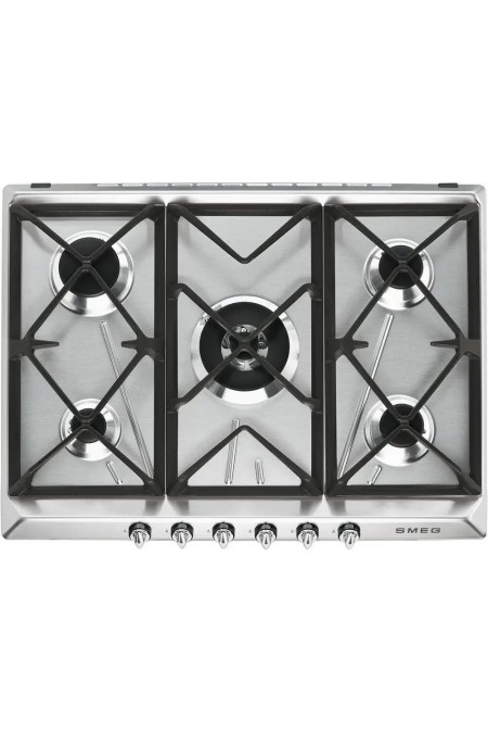 Газовая варочная панель Smeg SR975XGH (нержавеющая сталь) 