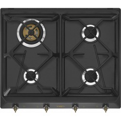 Газовая варочная панель Smeg SRV864AOGH (черный)