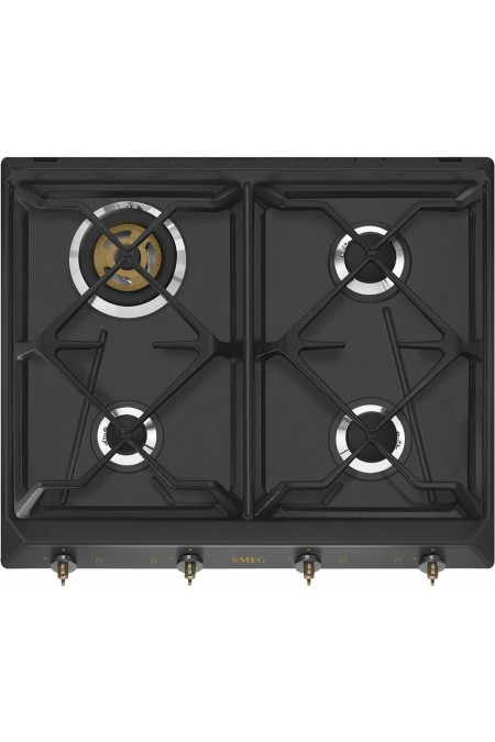 Газовая варочная панель Smeg SRV864AOGH (черный) 